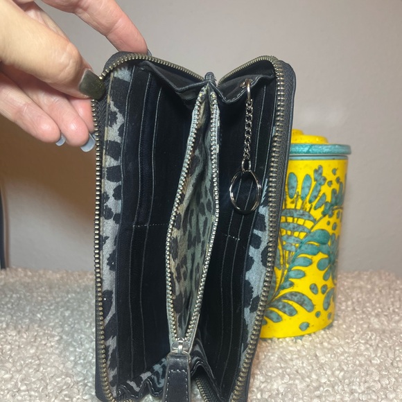Betsey Johnson Black leather Studded Wallet - Picture 4 of 4